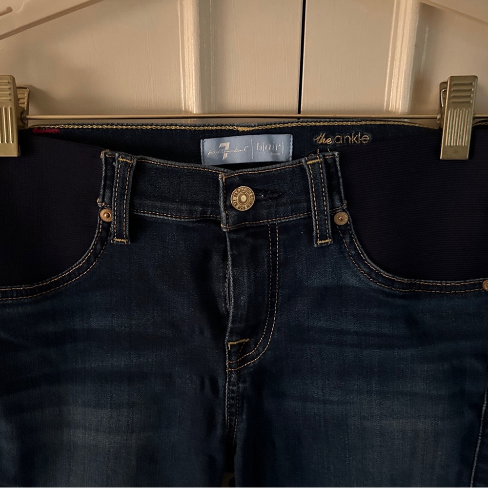 7 Ankle Skinny Denim Size 25